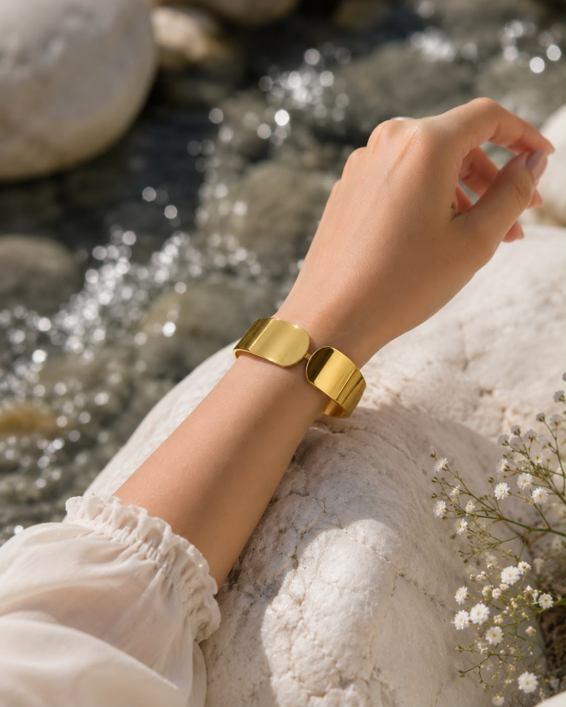 Gulloria Classic Gold Cuff